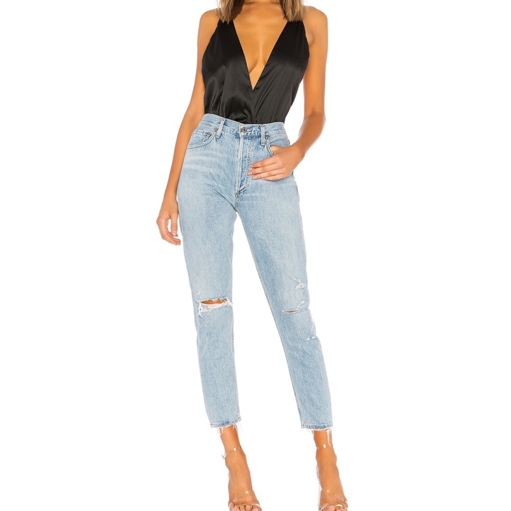 AGOLDE JAMIE HIGH RISE CLASSIC JEANS